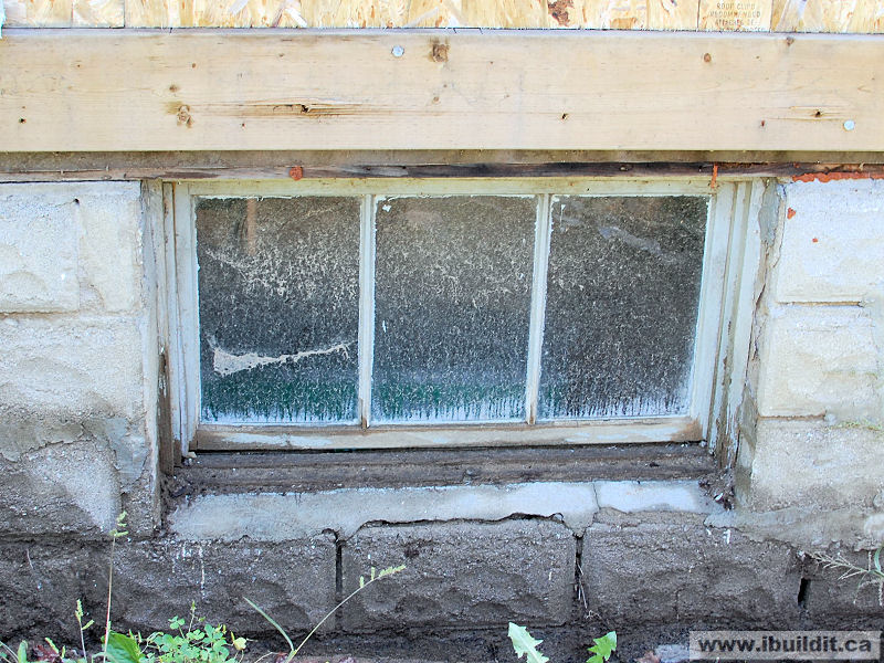 Replacing the Basement Windows My Old House IBUILDIT.CA